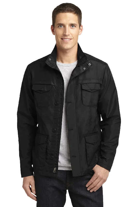 Men's utility jackets-Port Authority Men's Four-Pocket Jacket. J326