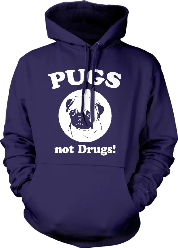 Men’s functional hoodie-Pugs Not Drugs Hoodie