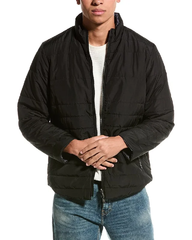 Men's softshell leather jackets-Raffi Quilted Jacket