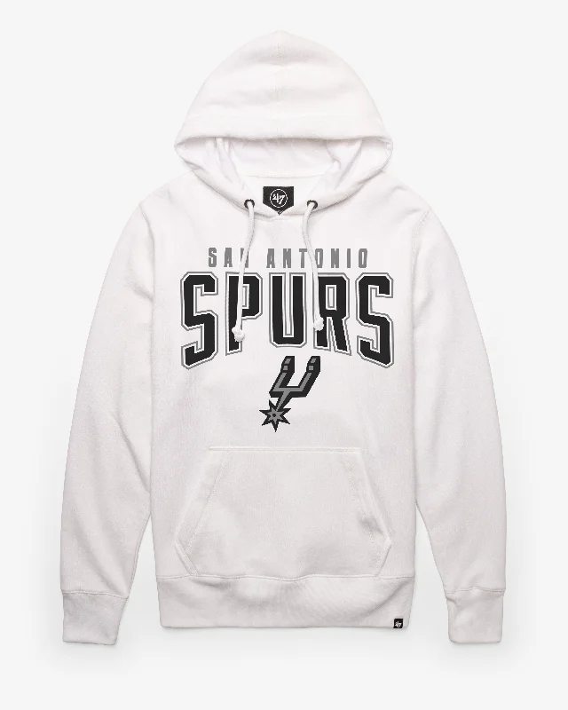 Hoodie with retro print men-SAN ANTONIO SPURS TEAM ELEMENTS ARCH '47 HEADLINE HOOD