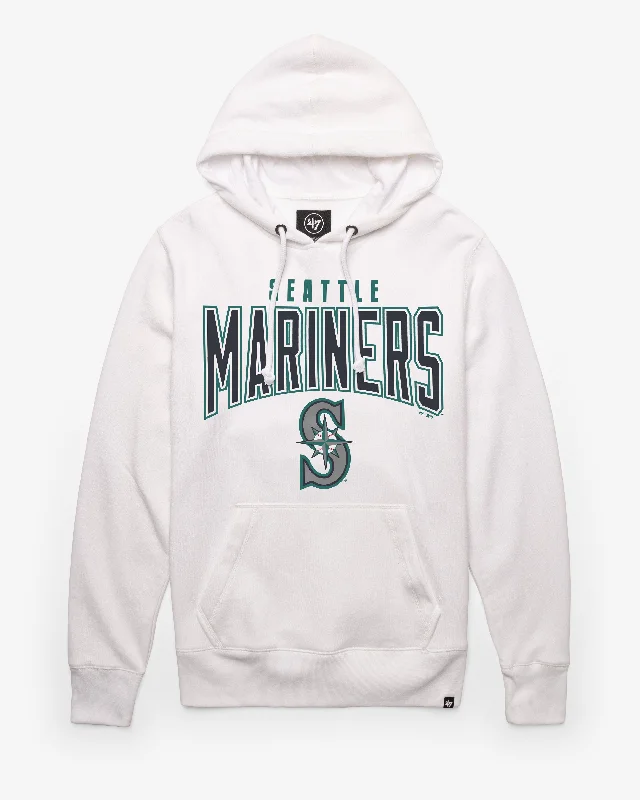 Men’s lightweight pullover hoodie-SEATTLE MARINERS TEAM ELEMENTS ARCH '47 HEADLINE HOOD