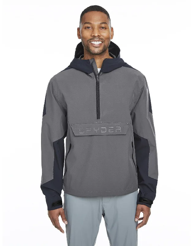 Men's urban fleece jackets-Spyder Adult Patrol Anorak Jacket