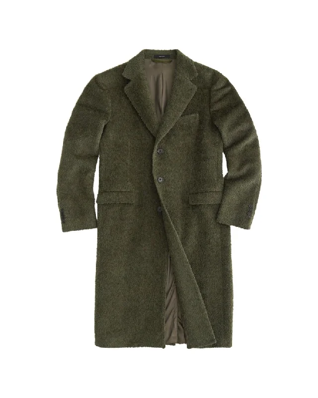 Men's forest jackets-Todd Snyder Alpaca & Wool-Blend Coat