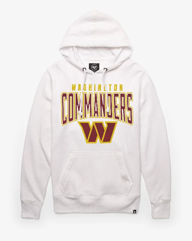 Men’s classic pullover hoodie-WASHINGTON COMMANDERS TEAM ELEMENTS ARCH '47 HEADLINE HOOD