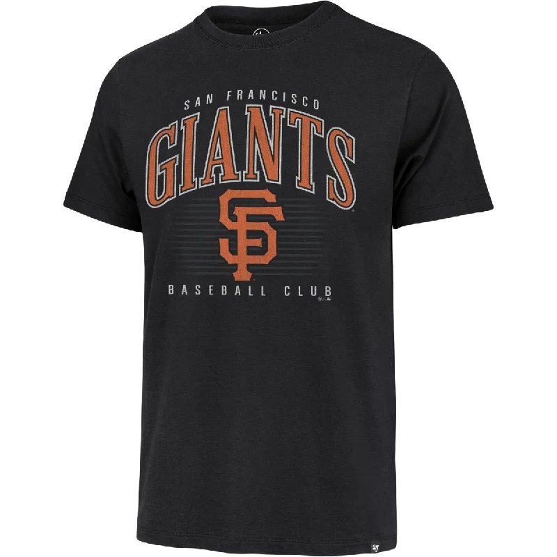 men’s classic v-neck short sleeve t-shirts -Men's Giants Double Header Franklin Tee