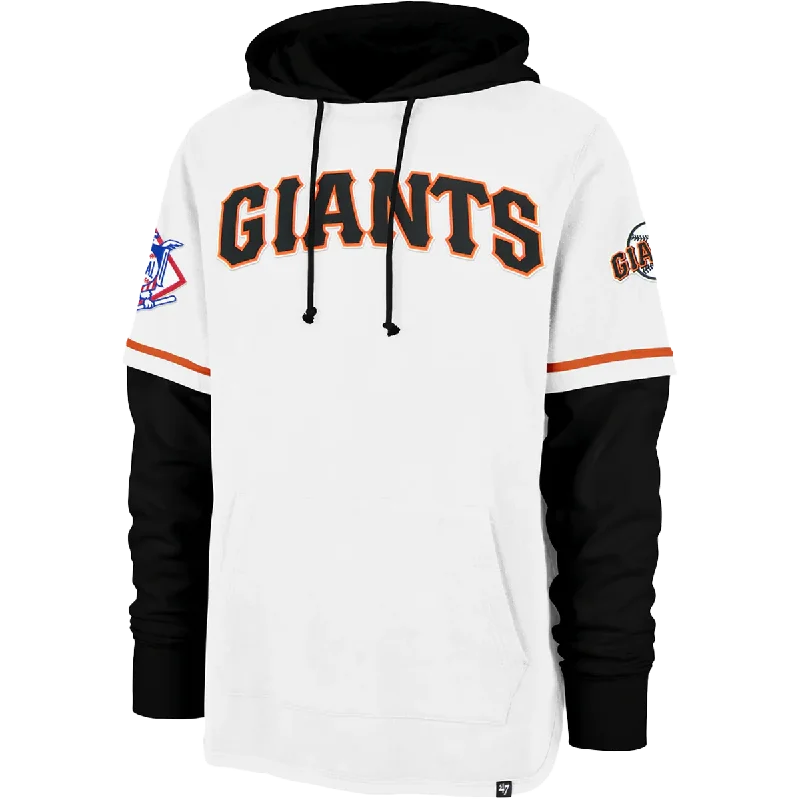 men’s printed short sleeve t-shirts for fashion -Men's Giants Trifecta 47 Shortstop Pullover