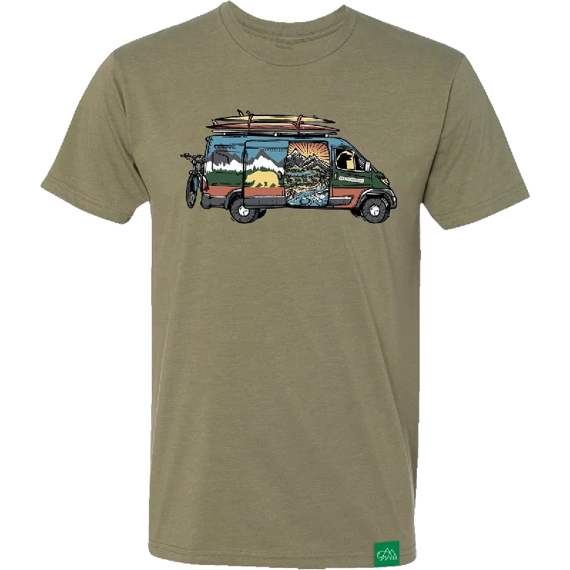 affordable men’s short sleeve t-shirts with prints -Men's Sea to Summit Tee