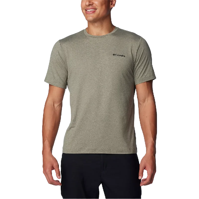 stylish fitted short sleeve shirts for men -Men's Tech Trail Crew Neck II