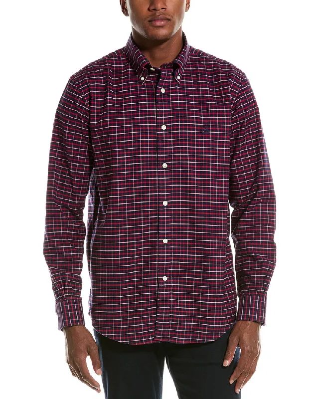 Men's travel-friendly shirts-Brooks Brothers Regular Fit Oxford Shirt