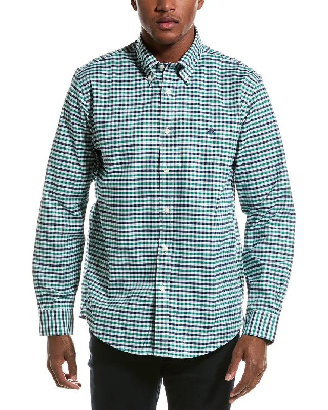 Men's warming shirts-Brooks Brothers Regular Fit Oxford Shirt