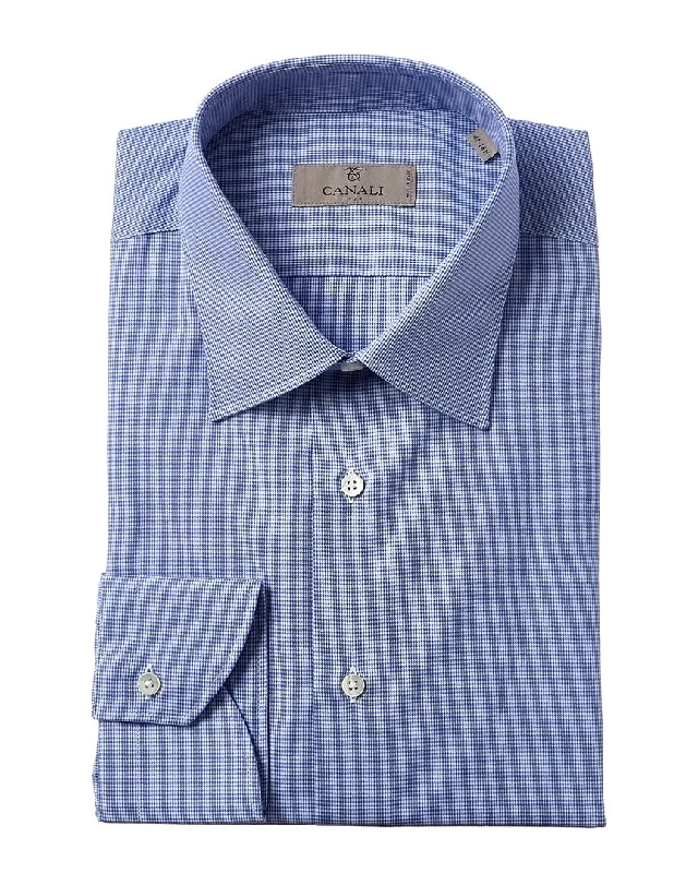 Men's denim shirts-Canali Dress Shirt