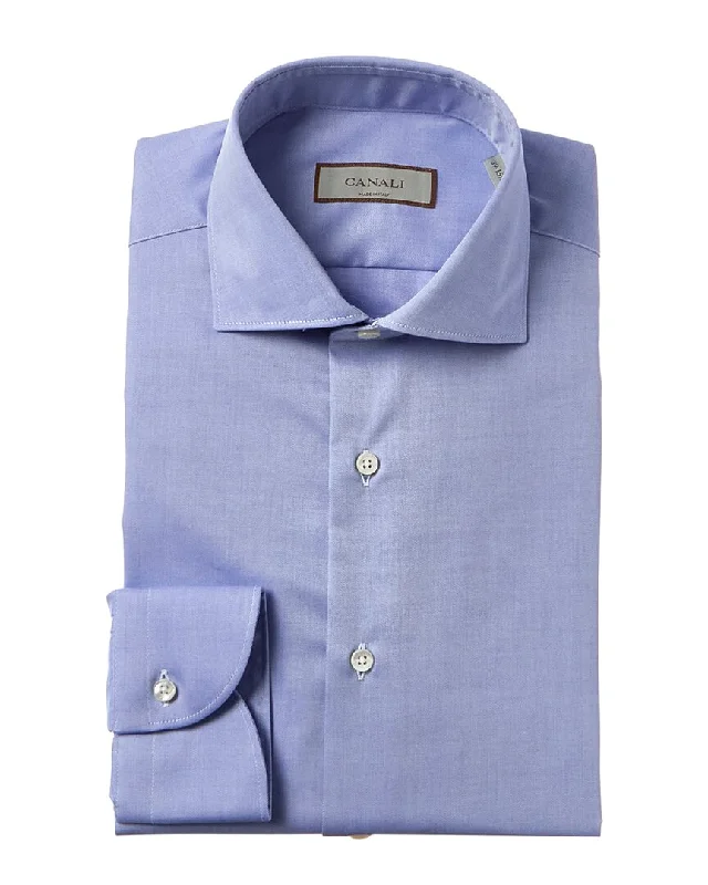 Men's regular-fit shirts-Canali Dress Shirt