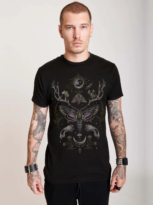 stylish short sleeve shirts for men’s casual wear -Forest Witch T-shirt