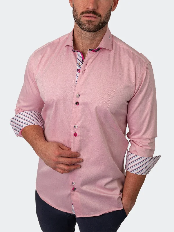 Men's relaxed-fit shirts-Einstein Rasberry Pink