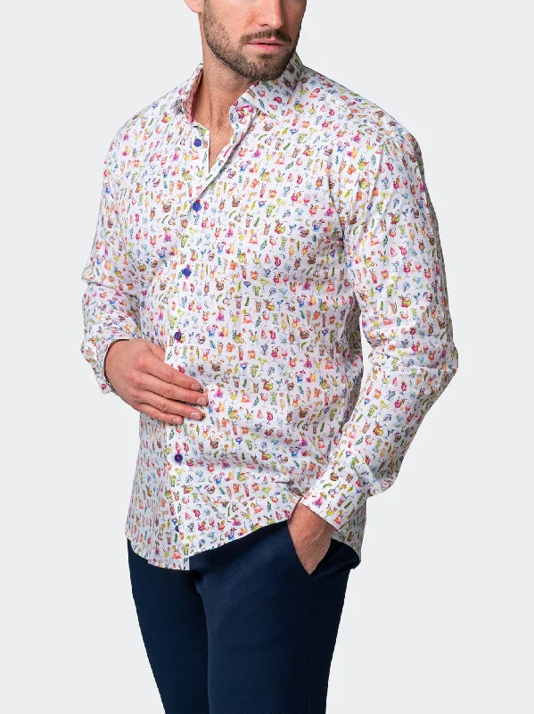 Men's preppy shirts-Fibonacci Tomy Multi