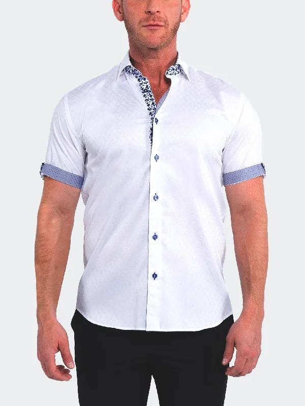 Men's mechanic shirts-Galileo Diamond White