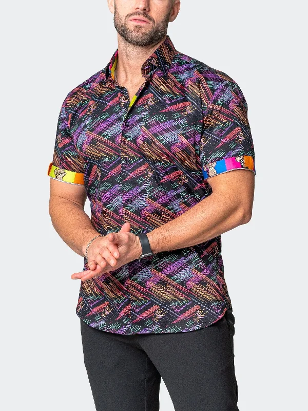 Men's vacation shirts-Galileo Eighties Multi