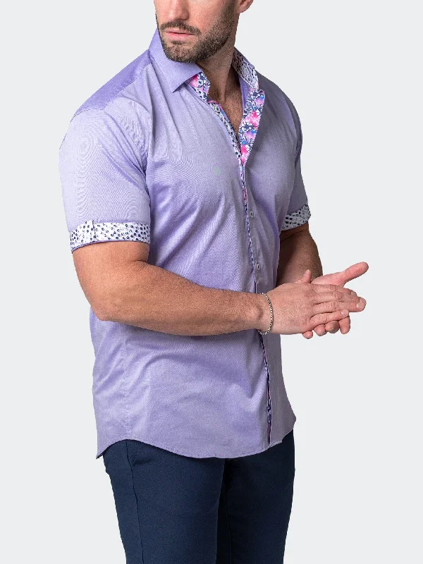 Men's maximalist shirts-Galileo Shiny Purple