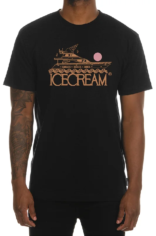 men’s trendy short sleeve button-up shirtsIcecream Yacht SS Tee