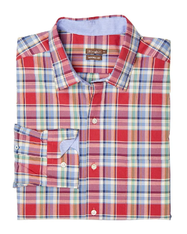 Men's basketball shirts-J.McLaughlin Collis Woven Shirt