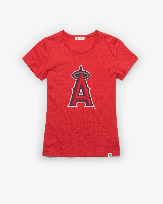 men’s stylish short sleeve shirts for casual outings -LOS ANGELES ANGELS PREMIER '47 FRANKIE TEE WOMENS