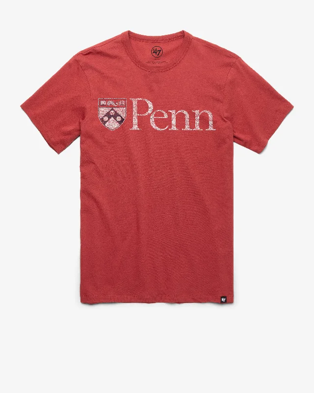 classic men’s short sleeve shirts with patterns -PENNSYLVANIA QUAKERS UPENN PREMIER '47 FRANKLIN TEE