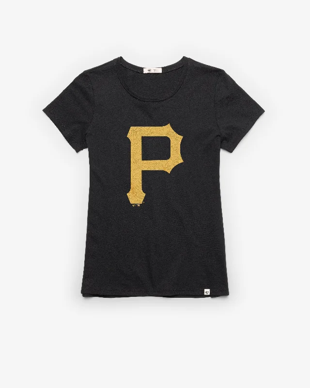 high-quality summer short sleeve shirts -PITTSBURGH PIRATES PREMIER '47 FRANKIE TEE WOMENS