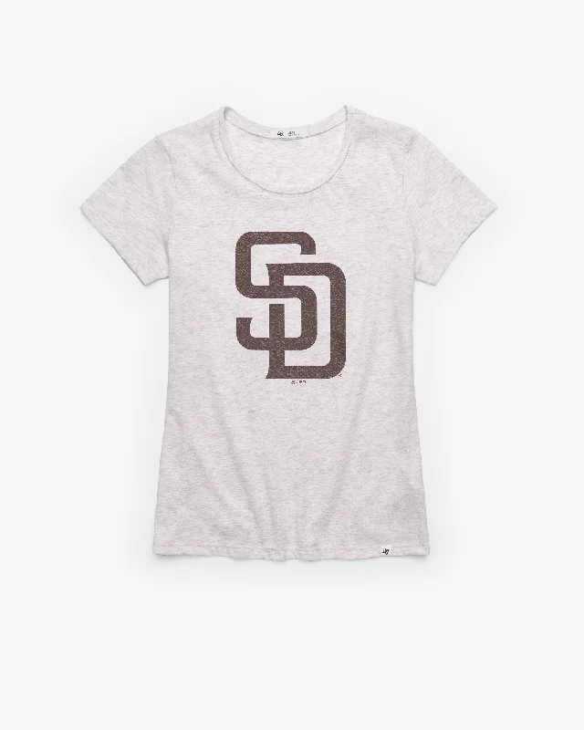 breathable short sleeve shirts for active men -SAN DIEGO PADRES PREMIER '47 FRANKIE TEE WOMENS