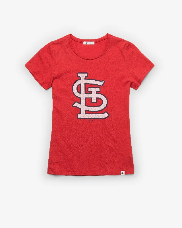 modern short sleeve t-shirts for men -ST. LOUIS CARDINALS PREMIER '47 FRANKIE TEE WOMENS