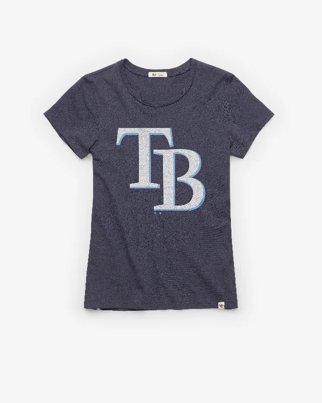 short sleeve t-shirts for summer vacation -TAMPA BAY RAYS PREMIER '47 FRANKIE TEE WOMENS