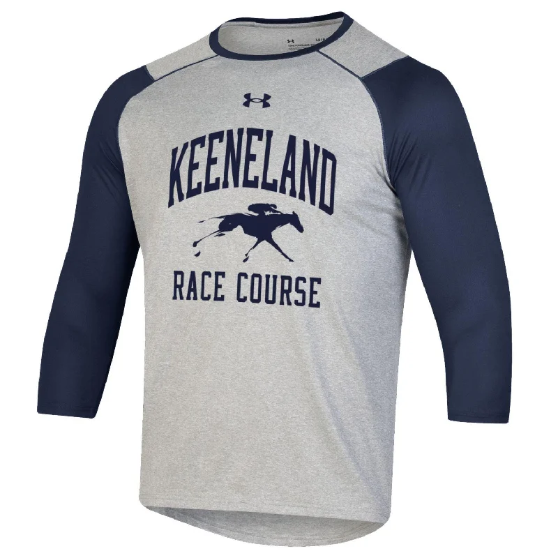 short sleeve shirts for men with graphics -Under Armour Keeneland Men's Gameday Baseball Tee