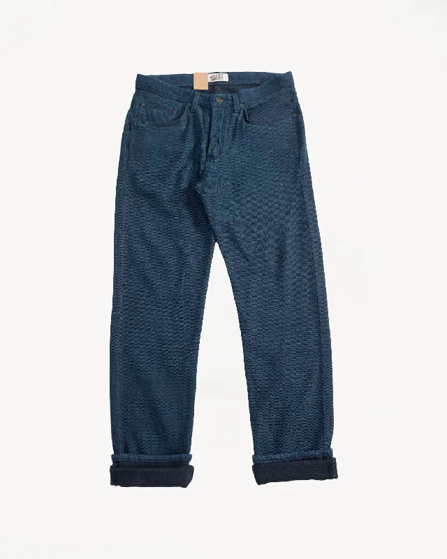 Men's pants pure cotton-9.5oz - Yagasuri Denim - Weird Guy