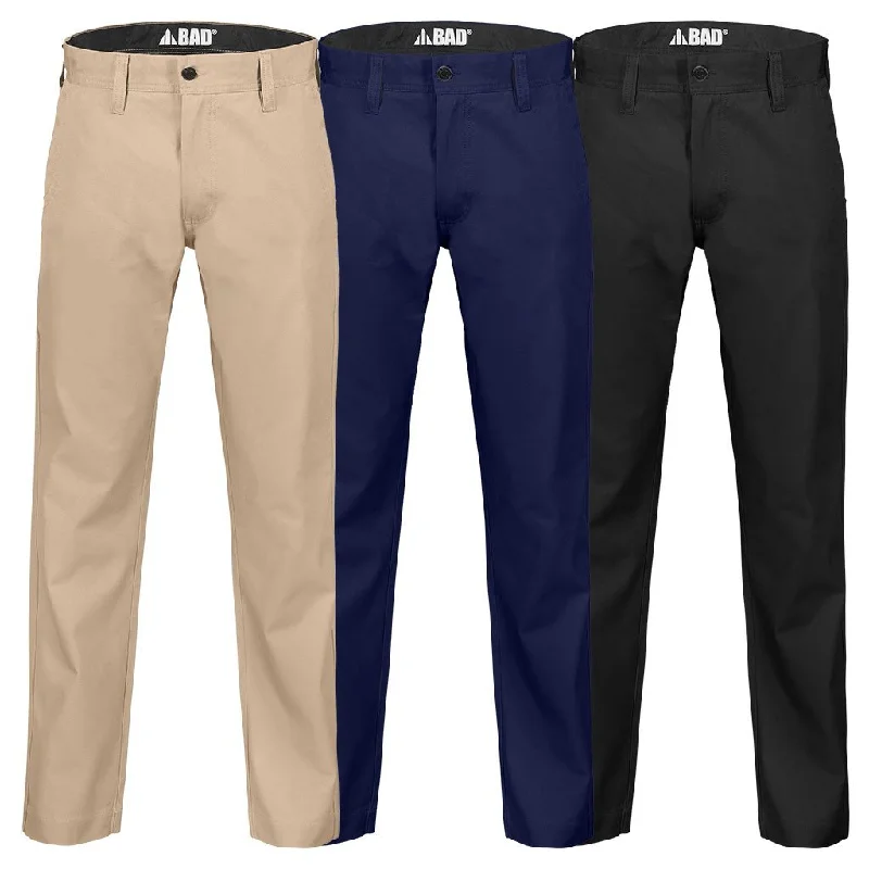 Men's pants for fall weather-BAD 247™ SLIM FIT CHINO WORK PANTS