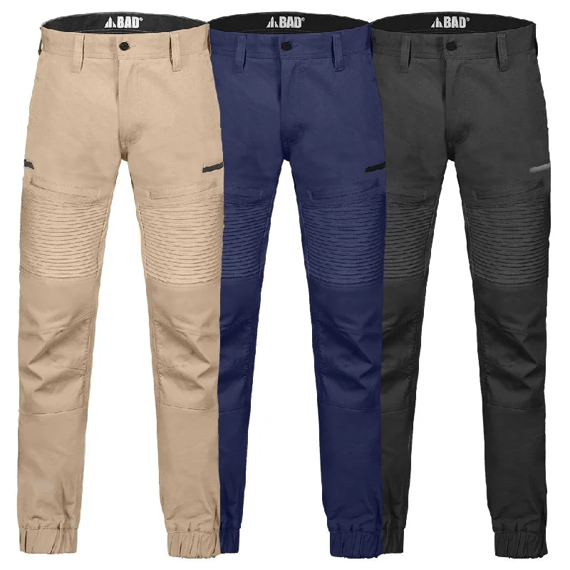 Men's pants for lean builds-BAD REDEMPTION™ SLIM FIT CUFFED WORK PANTS