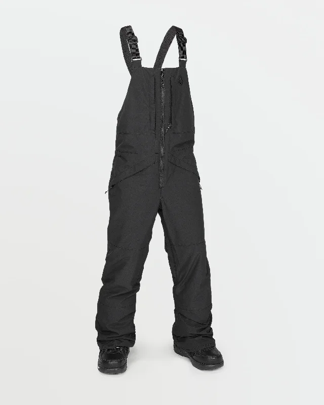 Men's pants with bold weave-Kids Barkley Insulated Bib Overalls - Black