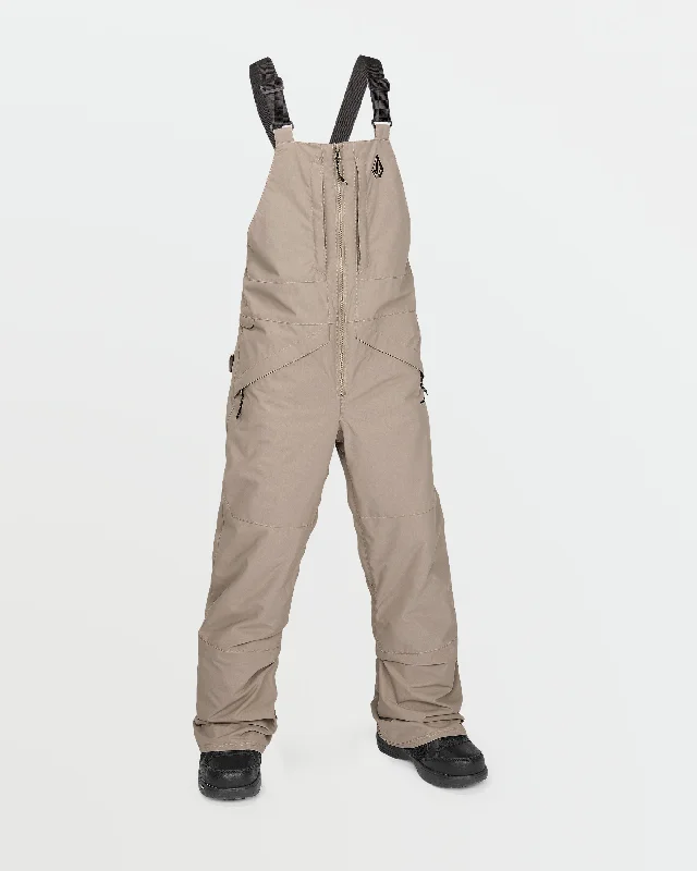 Men's pants for motion trips-Kids Barkley Insulated Bib Overalls - Chestnut Brown