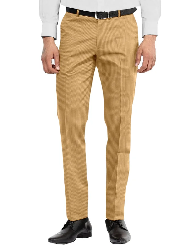 Men's pants with rolled cuffs-Brisbane Moss Corn Corduroy