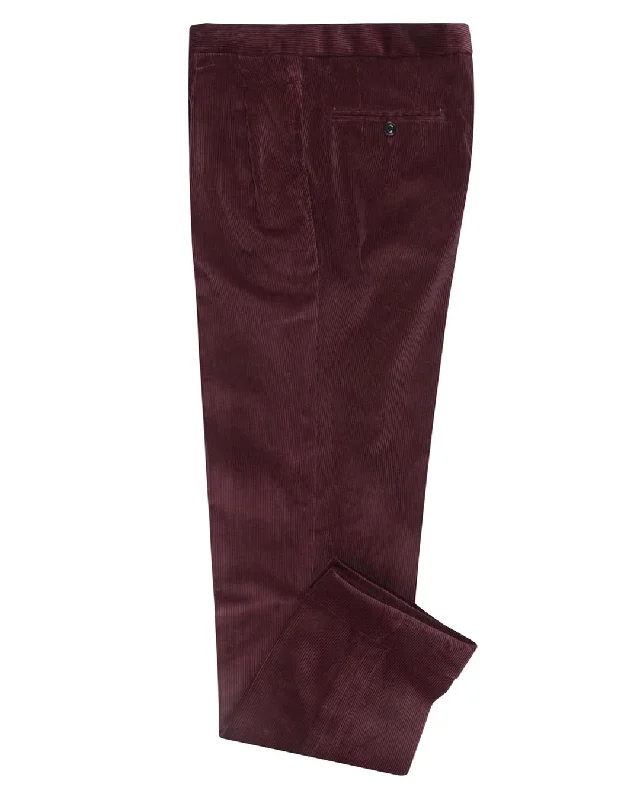 Men's pants denim blue-Brisbane Moss Maroon Corduroy