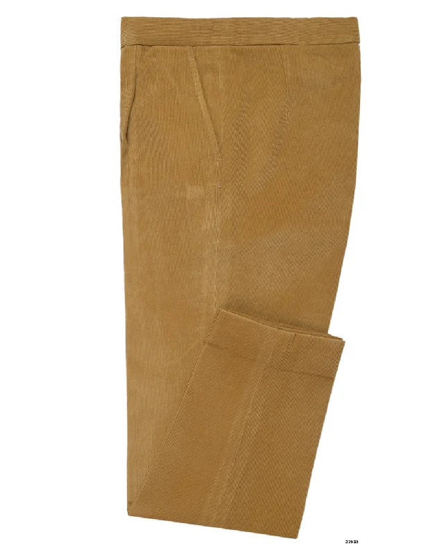 Men's pants for fun tones-Brisbane Moss Fawn 12 Wale Corduroy