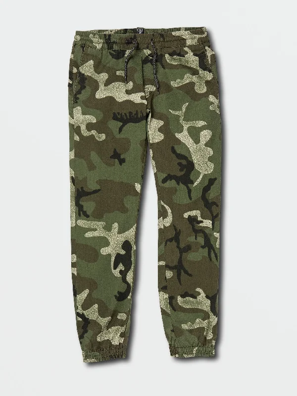 Men's pants for steady comfort-Frickin Slim Jogger Pants - Army