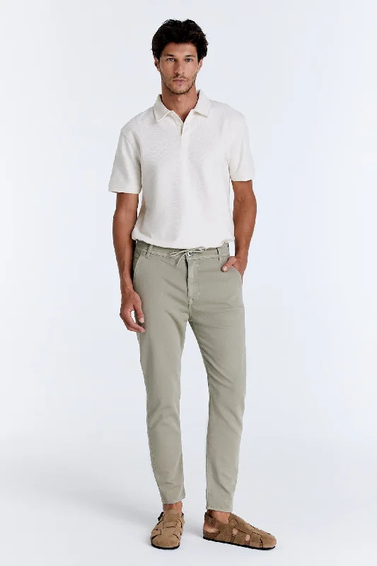 Men's pants with lean design-Felix Jogger Chino Pants Sage