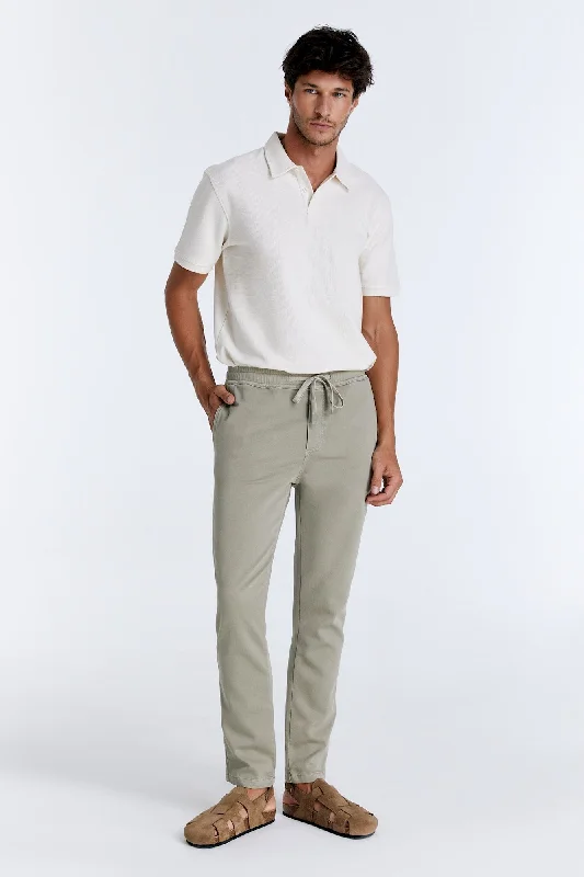 Men's pants charcoal grey-Karsten Jogger Chino Pants Sage