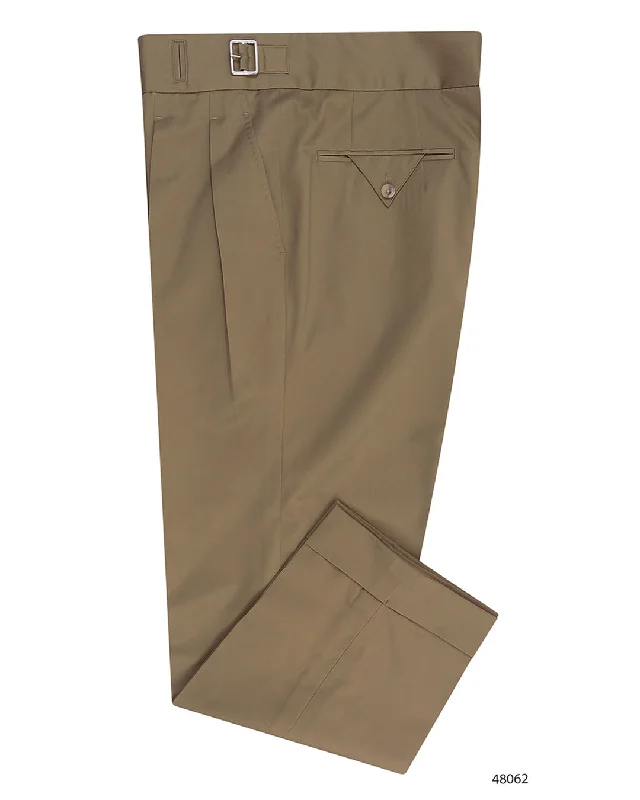 Men's pants with branding-Gurkha Pant in British Khaki Twill Chino 9 Oz