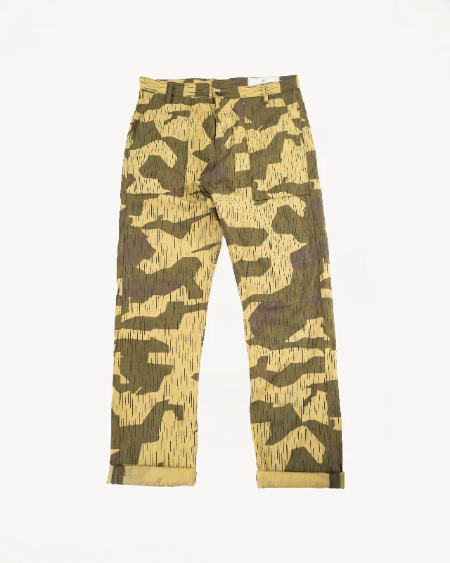 Men's pants with loose style-Fatigue Pants Splinter Camo - Yellow