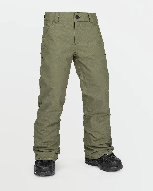 Men's pants with rolled cuffs-Kids Freakin Chino Youth Insulated Pants - Ivy