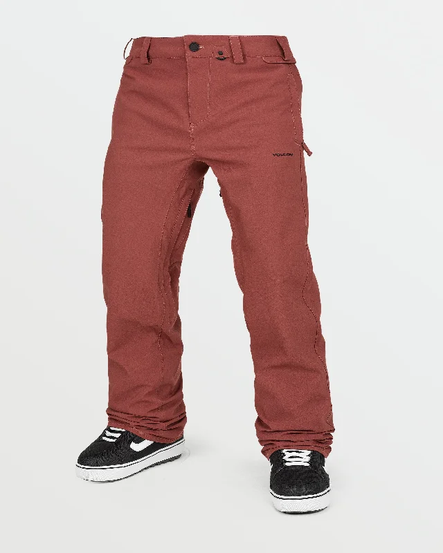 Men's pants with flexible fit-Mens Freakin Snow Chino - Redwood