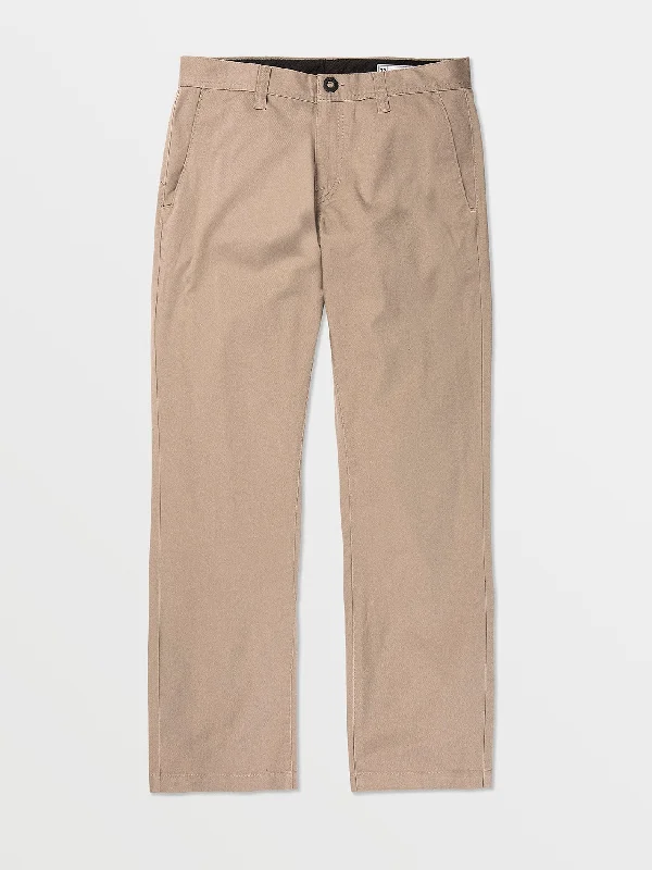 Men's pants for city comfort-Frickin Regular Fit Stretch Pants - Khaki