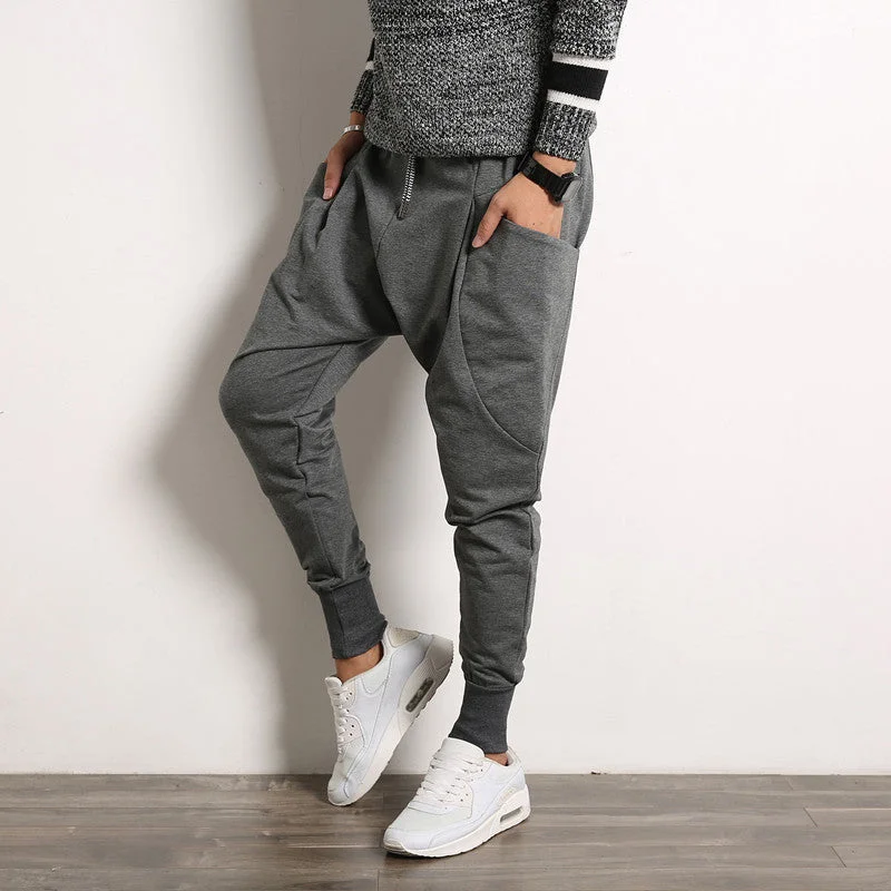 Men's pants with strong seams-Japanese-Style Joggers