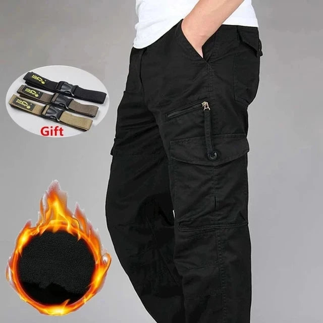 Men's pants for long strides-Men's Polyester Mid Waist Zipper Fly Closure Waterproof Trousers