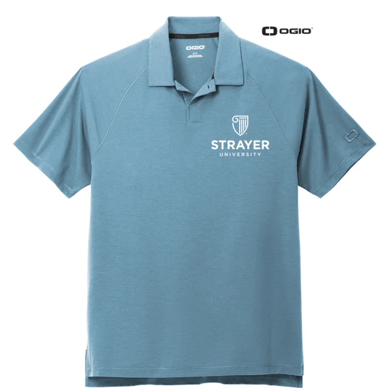 men’s short sleeve shirts for the beach -NEW STRAYER OGIO® Motion Polo - Blue Mist